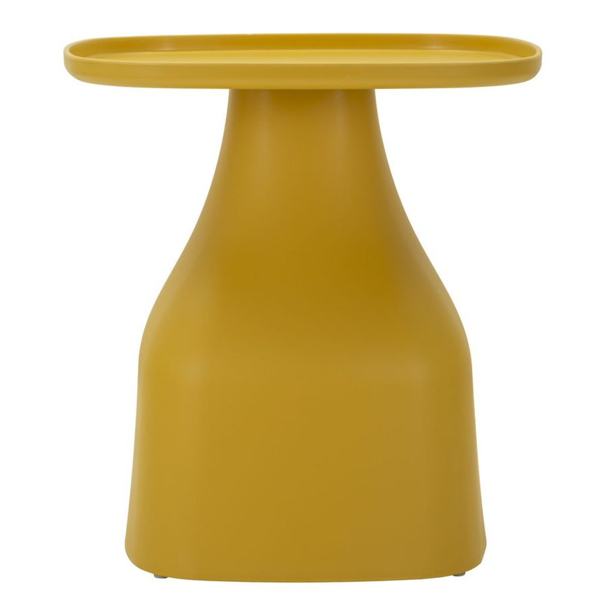 Tavolino MF707, Giallo, Plastica, 50x48x48 cm, Seven Design