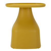 Tavolino MF707, Giallo, Plastica, 50x48x48 cm, Seven Design