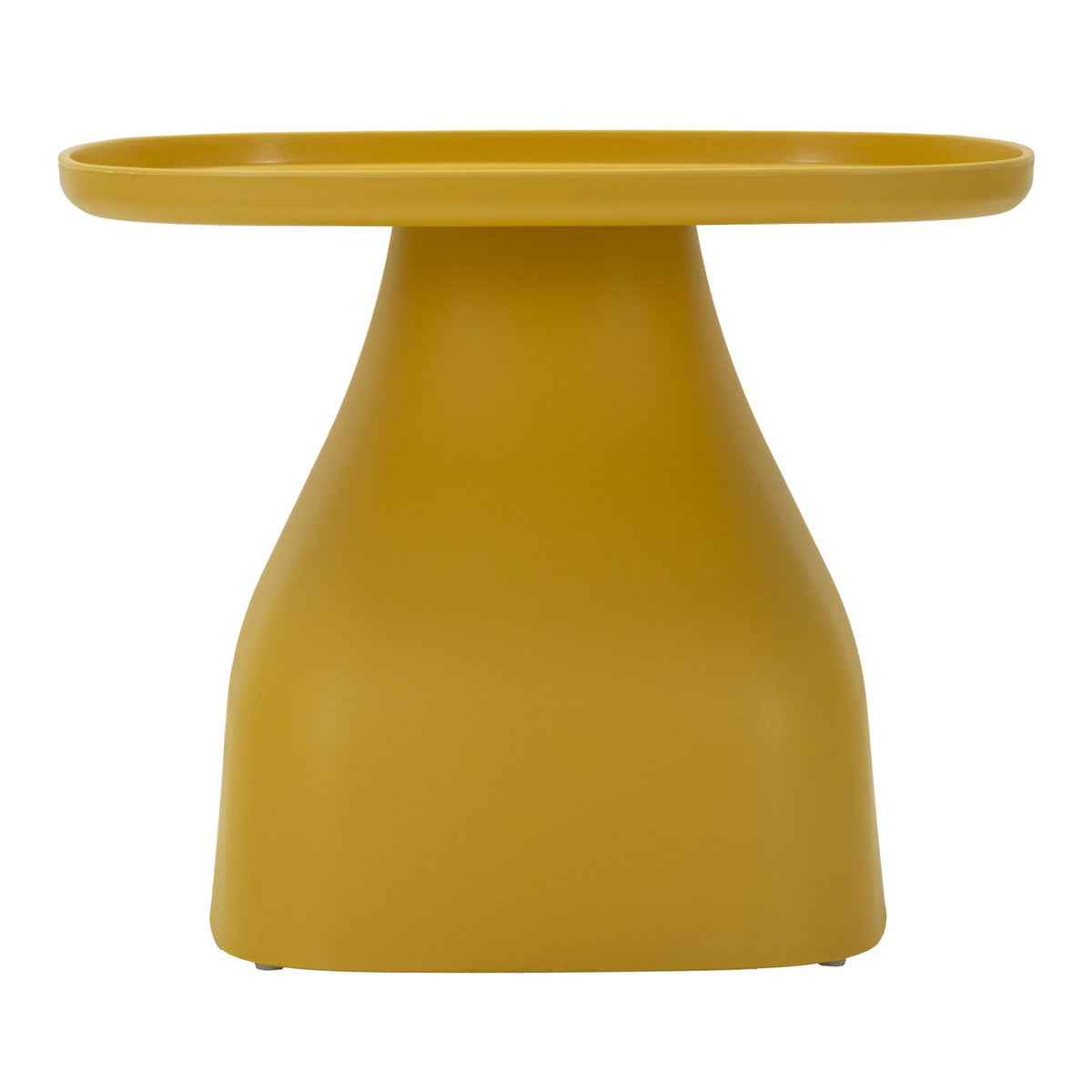 Tavolino MF708, Giallo, Plastica, 38x48x48 cm, Seven Design