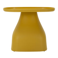 Tavolino MF708, Giallo, Plastica, 38x48x48 cm, Seven Design