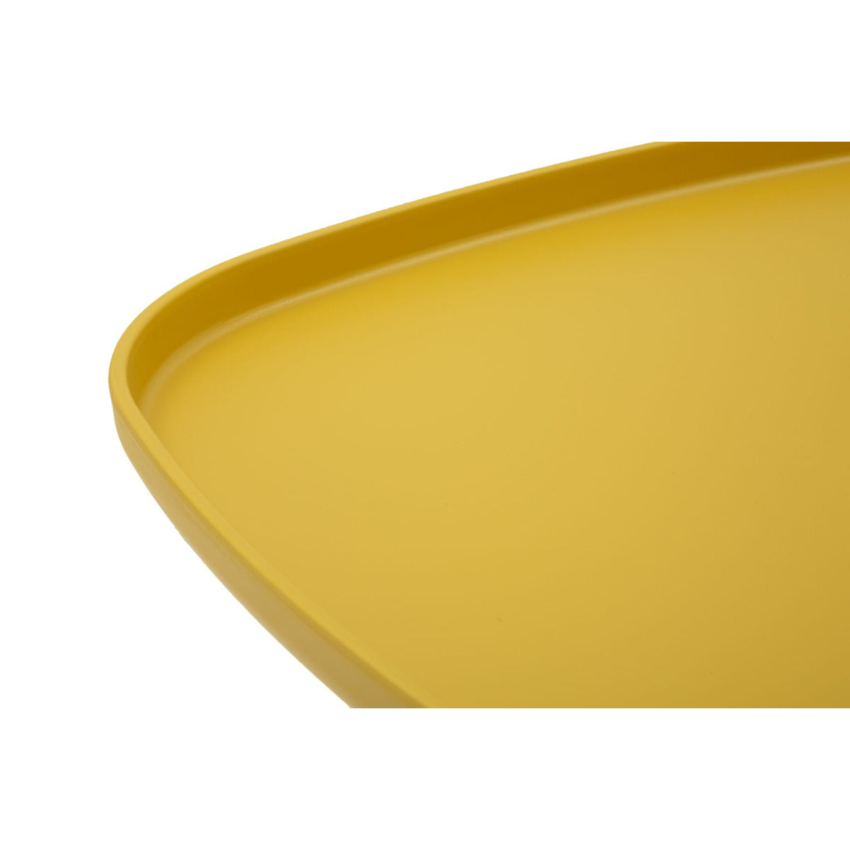 Tavolino MF708, Giallo, Plastica, 38x48x48 cm, Seven Design