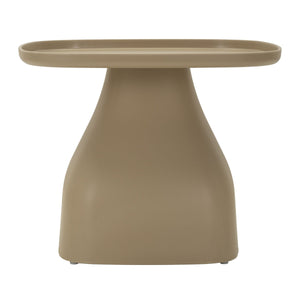 Tavolino MF712, Grigio, Plastica, 38x48x48 cm, Seven Design