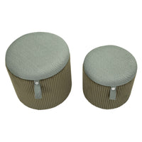 Pouf MF719, Verde, MDF, 38x38x38 cm, Seven Design