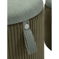 Pouf MF719, Verde, MDF, 38x38x38 cm, Seven Design