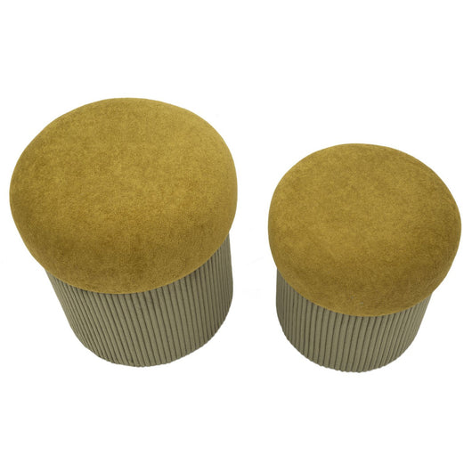Pouf MF723, Verde, MDF, 44x42x42 cm, Seven Design