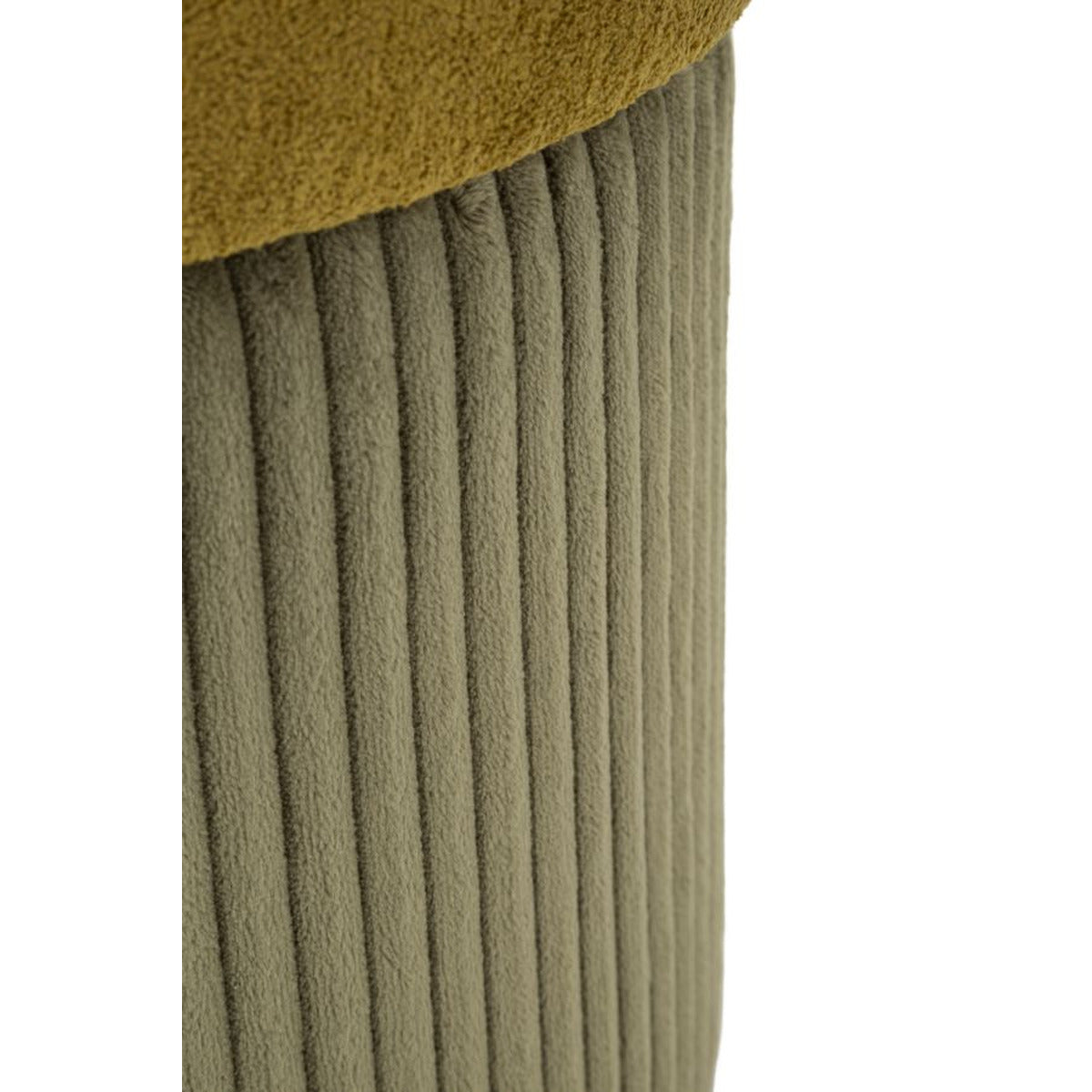 Pouf MF723, Verde, MDF, 44x42x42 cm, Seven Design