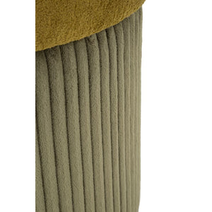 Pouf MF723, Verde, MDF, 44x42x42 cm, Seven Design