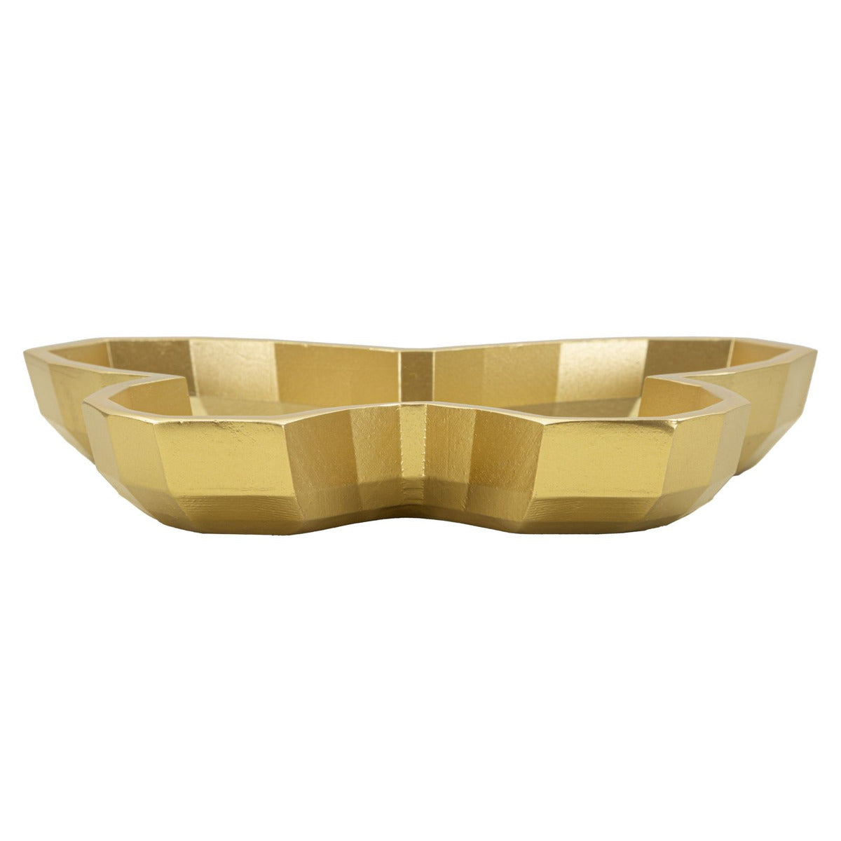 Vassoio Farfalla, Oro, Poliresina, 3x20,5x17,5 cm, Seven Design
