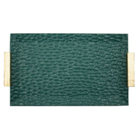 Vassoio MF724, Verde, Poliresina, 3x34x19,5 cm, Seven Design