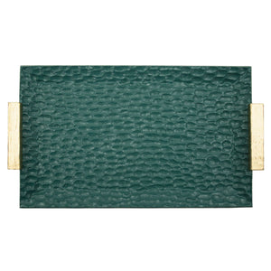 Vassoio MF724, Verde, Poliresina, 3x34x19,5 cm, Seven Design
