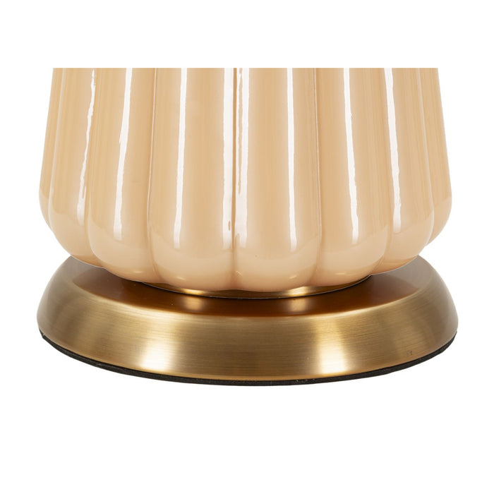 Lampada da Tavolo MF729, Bianco, Vetro, 68,5x36,5x36,5 cm, Seven Design