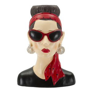 Scultura Donna 4, Multicolore, Poliresina, 21x16x27 cm, Seven Design