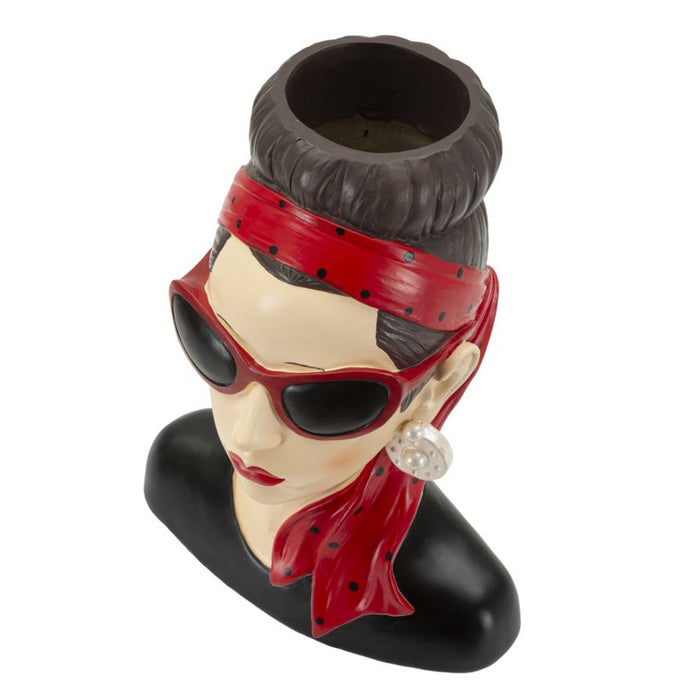 Scultura Donna 4, Multicolore, Poliresina, 21x16x27 cm, Seven Design