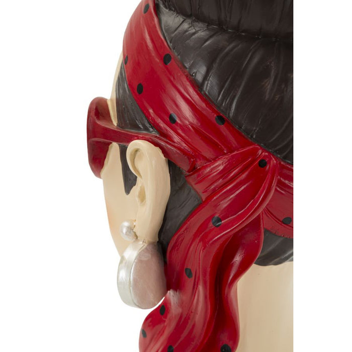 Scultura Donna 4, Multicolore, Poliresina, 21x16x27 cm, Seven Design