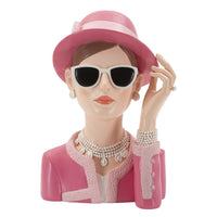 Scultura Donna 1, Multicolore, Poliresina, 18x11x26 cm, Seven Design