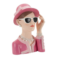 Scultura Donna 1, Multicolore, Poliresina, 18x11x26 cm, Seven Design