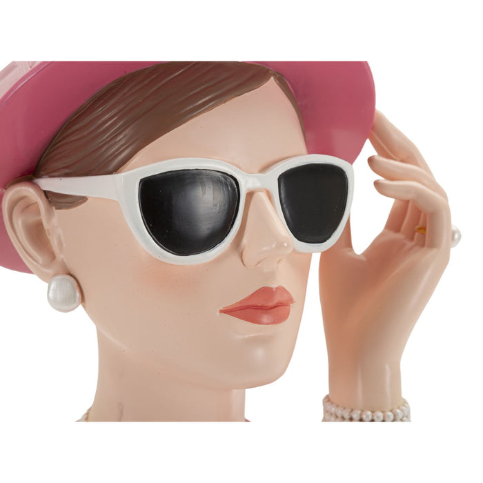 Scultura Donna 1, Multicolore, Poliresina, 18x11x26 cm, Seven Design