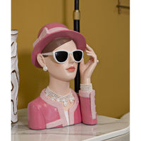 Scultura Donna 1, Multicolore, Poliresina, 18x11x26 cm, Seven Design