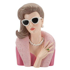 Scultura Donna 2, Multicolore, Poliresina, 18x12x28 cm, Seven Design