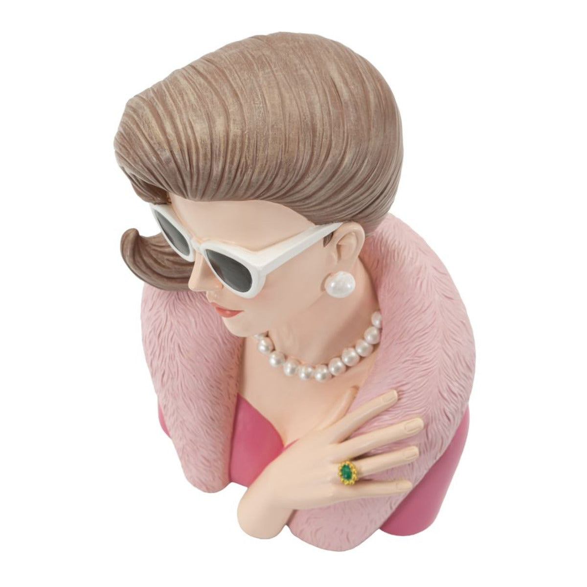 Scultura Donna 2, Multicolore, Poliresina, 18x12x28 cm, Seven Design