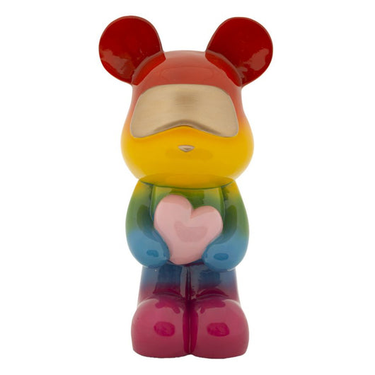 Scultura Topo, Multicolore, Poliresina, 22,5x17,5x42,5 cm, Seven Design