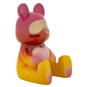 Scultura Orsacchiotto, Multicolore, Poliresina, 21,5x20,5x32 cm, Seven Design