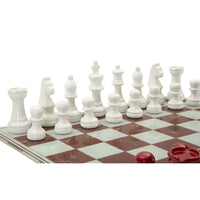 Scultura Scacchiera 1, Multicolore, Poliresina, 61x61x14 cm, Seven Design