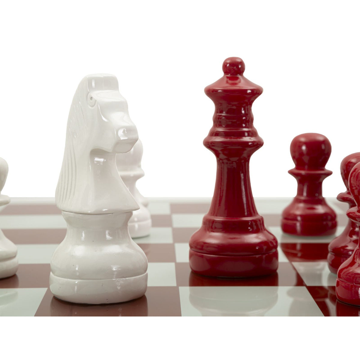 Scultura Scacchiera 1, Multicolore, Poliresina, 61x61x14 cm, Seven Design