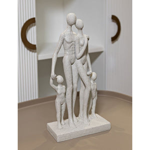 Scultura Persone, Beige, Poliresina, 16x8x30,5 cm, Seven Design