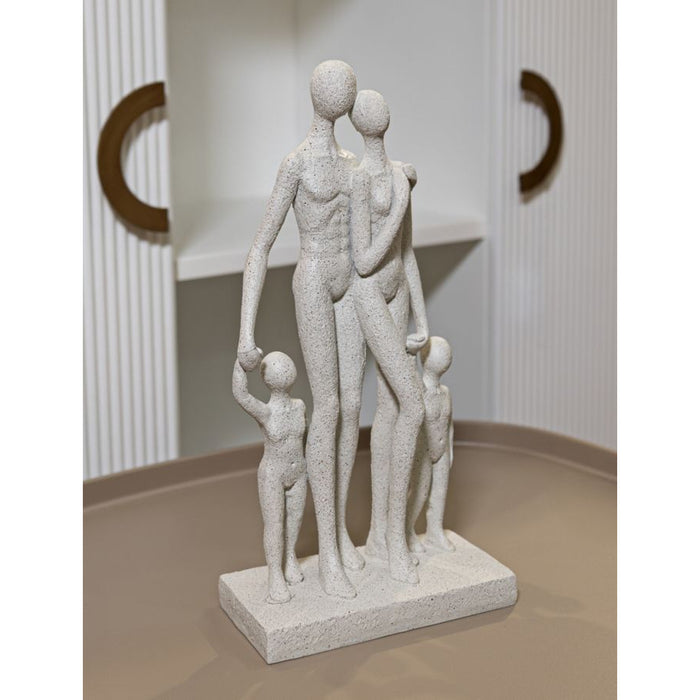 Scultura Persone, Beige, Poliresina, 16x8x30,5 cm, Seven Design
