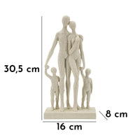 Scultura Persone, Beige, Poliresina, 16x8x30,5 cm, Seven Design