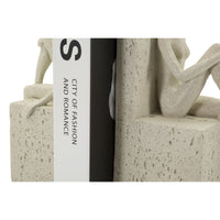 Scultura Donne, Beige, Poliresina, 24x10x20,5 cm, Seven Design