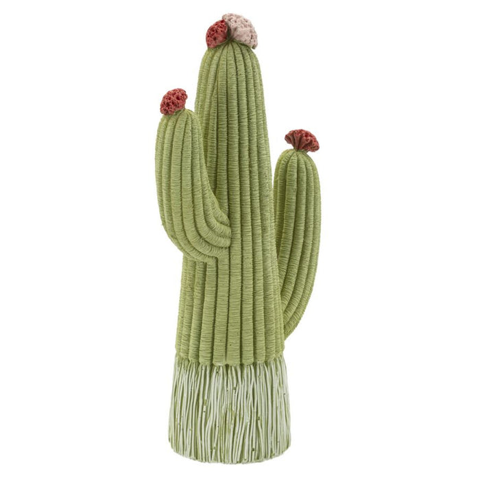 Scultura Cactus 1, Multicolore, Poliresina, 13x7x25 cm, Seven Design