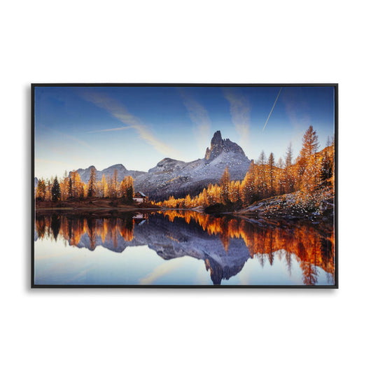 Stampa su Tela con Cornice Alba, Multicolore, Legno, 90x4x60 cm, Seven Design