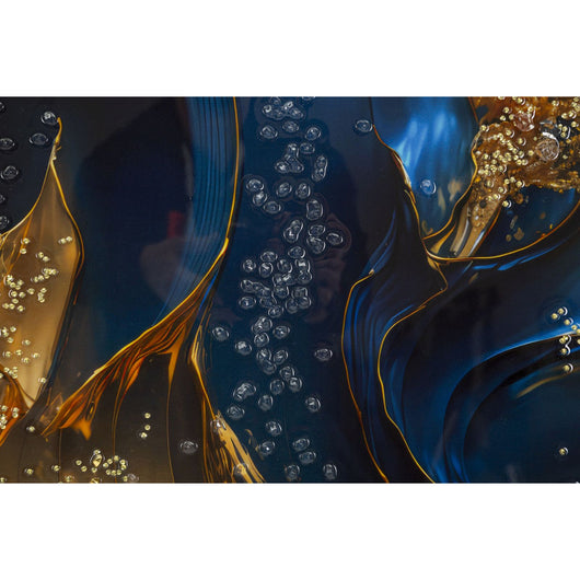 Stampa su Tela con Cornice Marmo 1, Multicolore, Legno, 60x4x90 cm, Seven Design