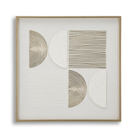 Stampa su Tela con Cornice MF789, Multicolore, Legno, 60x3x60 cm, Seven Design