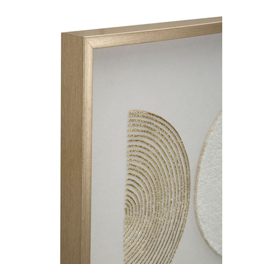 Stampa su Tela con Cornice MF789, Multicolore, Legno, 60x3x60 cm, Seven Design