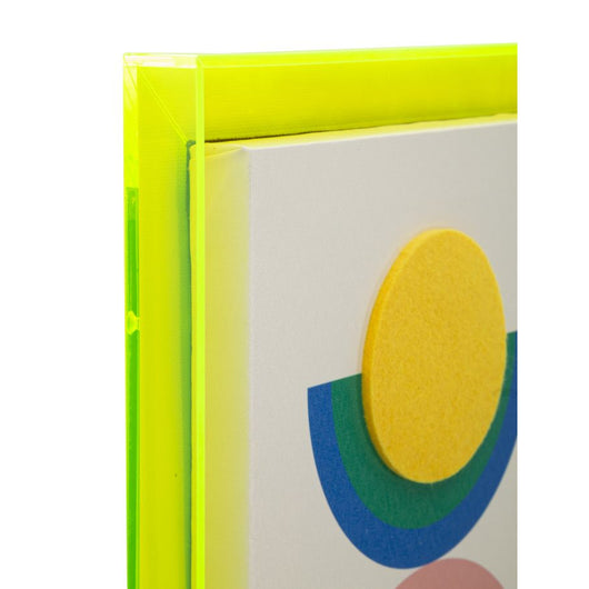 Stampa su Tela con Cornice Psicadelico 7, Multicolore, Legno, 50x3,3x70 cm, Seven Design