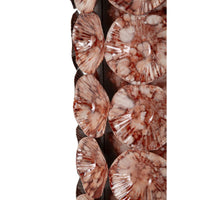 Vaso Decorativo MF854, Giallo, Metallo, 12,5x12,5x24 cm, Seven Design