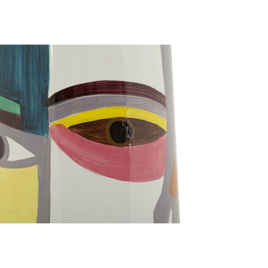 Vaso Decorativo MF832, Multicolore, Ceramica, 15x15x40 cm, Seven Design