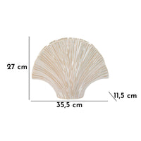 Vaso Decorativo MF843, Bianco, Ceramica, 35,5x11,5x27 cm, Seven Design