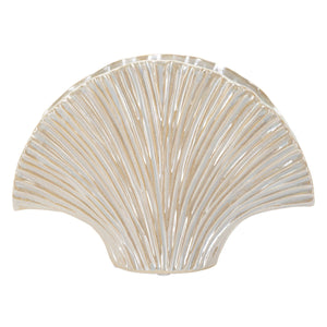 Vaso Decorativo MF851, Bianco, Ceramica, 27x8x19 cm, Seven Design