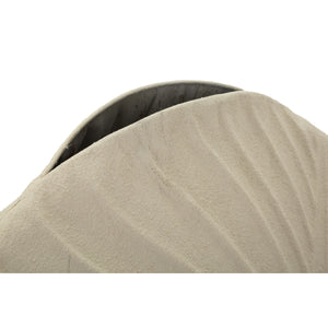 Vaso Decorativo MF833, Beige, Metallo, 41,5x14x41,5 cm, Seven Design