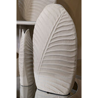 Vaso Decorativo MF809, Beige, Metallo, 26x11x41 cm, Seven Design