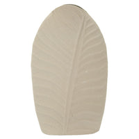 Vaso Decorativo MF847, Beige, Metallo, 18x9,5x29,5 cm, Seven Design