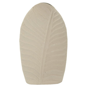 Vaso Decorativo MF847, Beige, Metallo, 18x9,5x29,5 cm, Seven Design