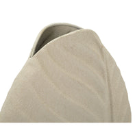 Vaso Decorativo MF847, Beige, Metallo, 18x9,5x29,5 cm, Seven Design