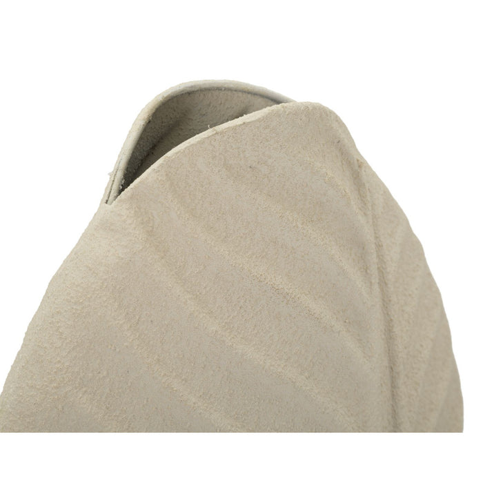 Vaso Decorativo MF847, Beige, Metallo, 18x9,5x29,5 cm, Seven Design