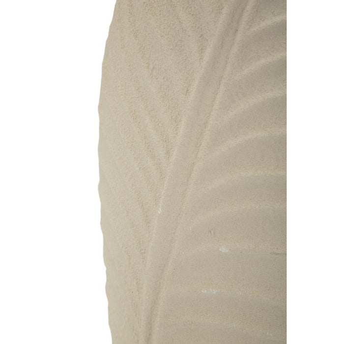 Vaso Decorativo MF847, Beige, Metallo, 18x9,5x29,5 cm, Seven Design
