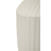 Vaso Decorativo MF816, Beige, Poliresina, 28,5x28,5x50,5 cm, Seven Design